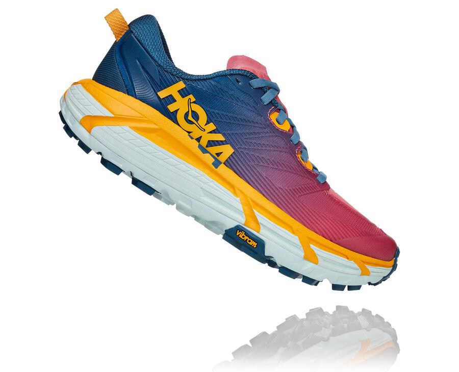 Hoka One One トレイルシューズ レディース 青 - Mafate Speed 3 - CP9186207